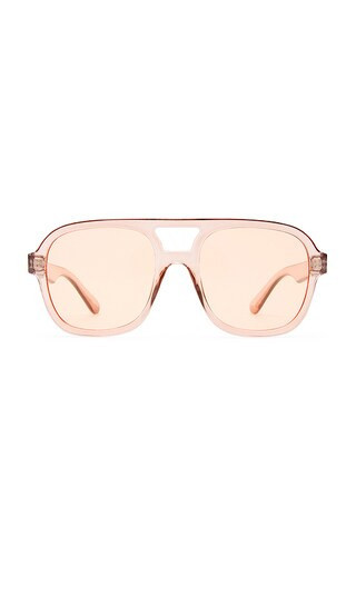 AIRE Whirlpool Sunglasses in Peach. | Revolve Clothing (Global)
