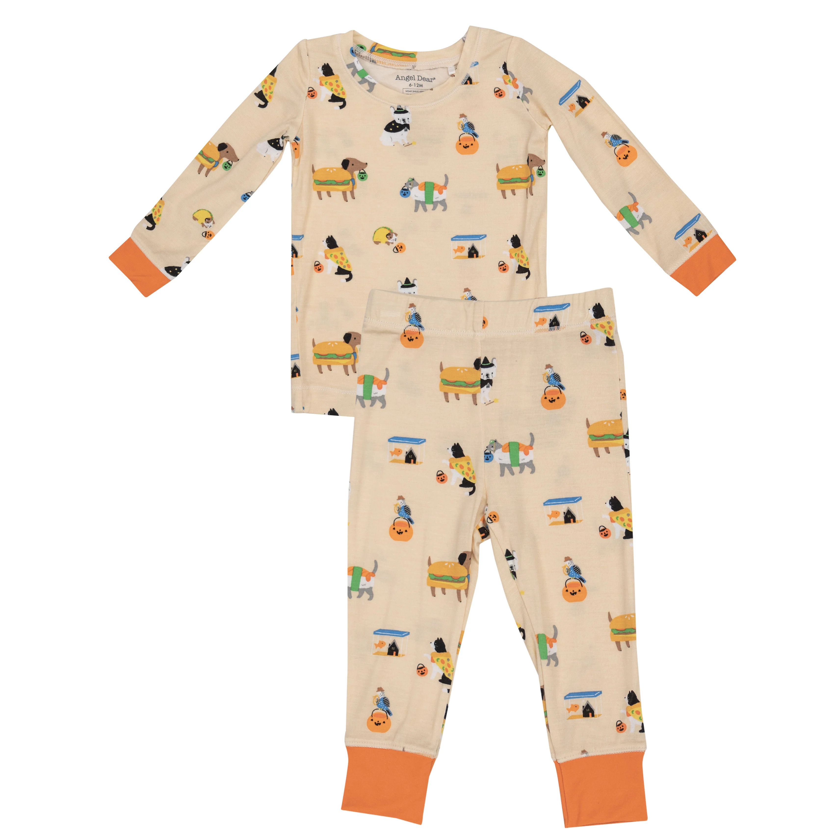 2-Piece Lounge Wear Set, Halloween Costumed Pets | SpearmintLOVE