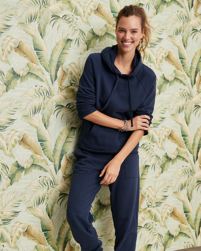 Marina Del Mar Raw-Edge Hoodie | Tommy Bahama