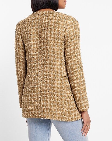 Gold Tweed Jacket | Express