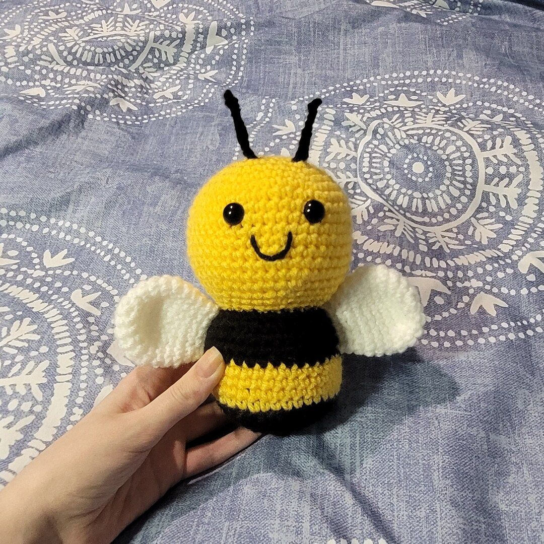 Bumble Bee - Honey, Crochet, Amigurumi, Stuffed Animal, Kids Toy, Plushy, Handmade, Squishy, Plus... | Etsy (US)
