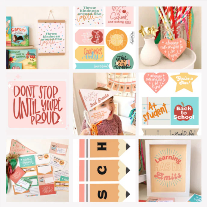 Back to School | Printable Bundle | The Letter Vee