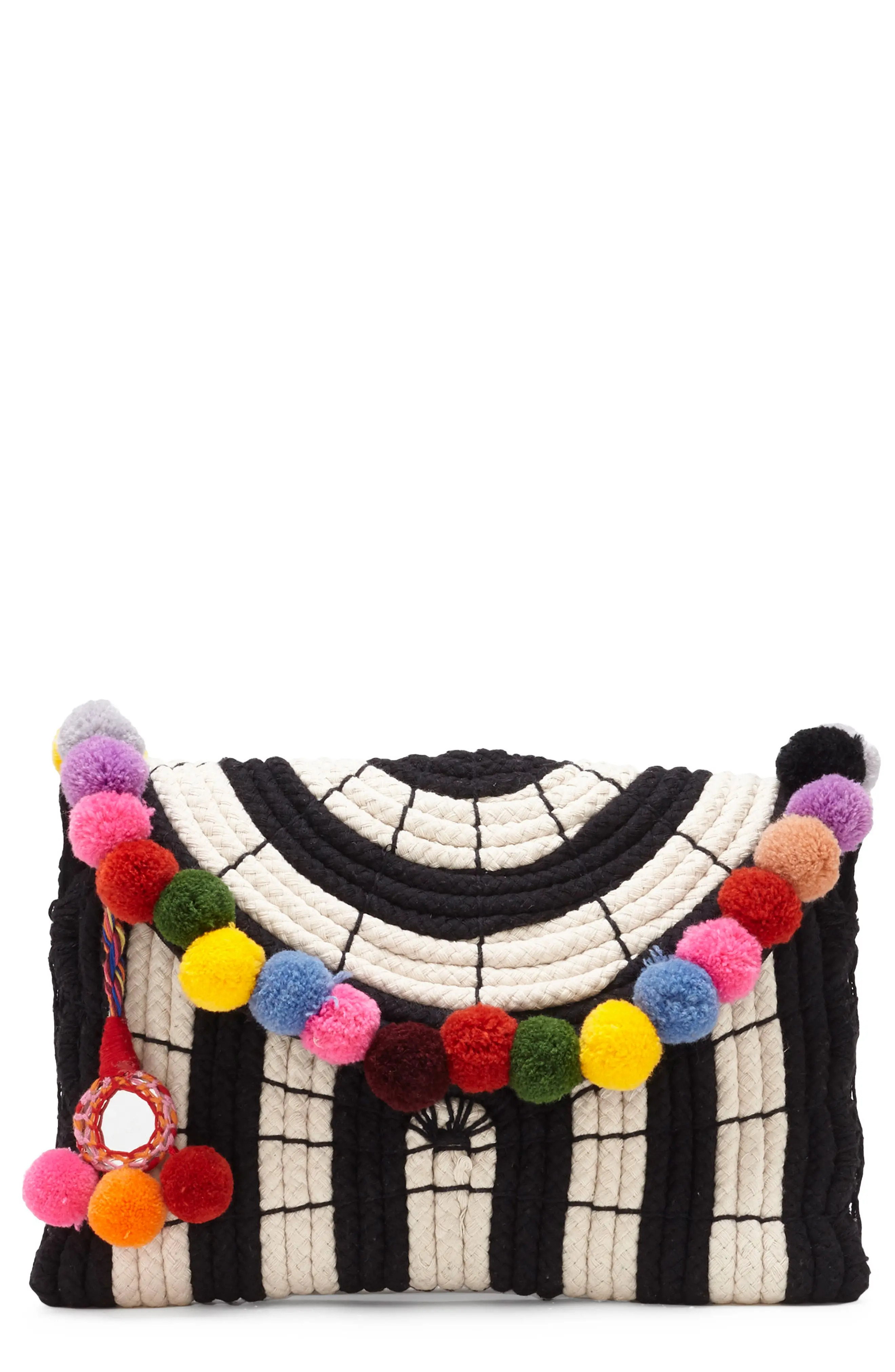 Sevil Pompom Clutch | Nordstrom