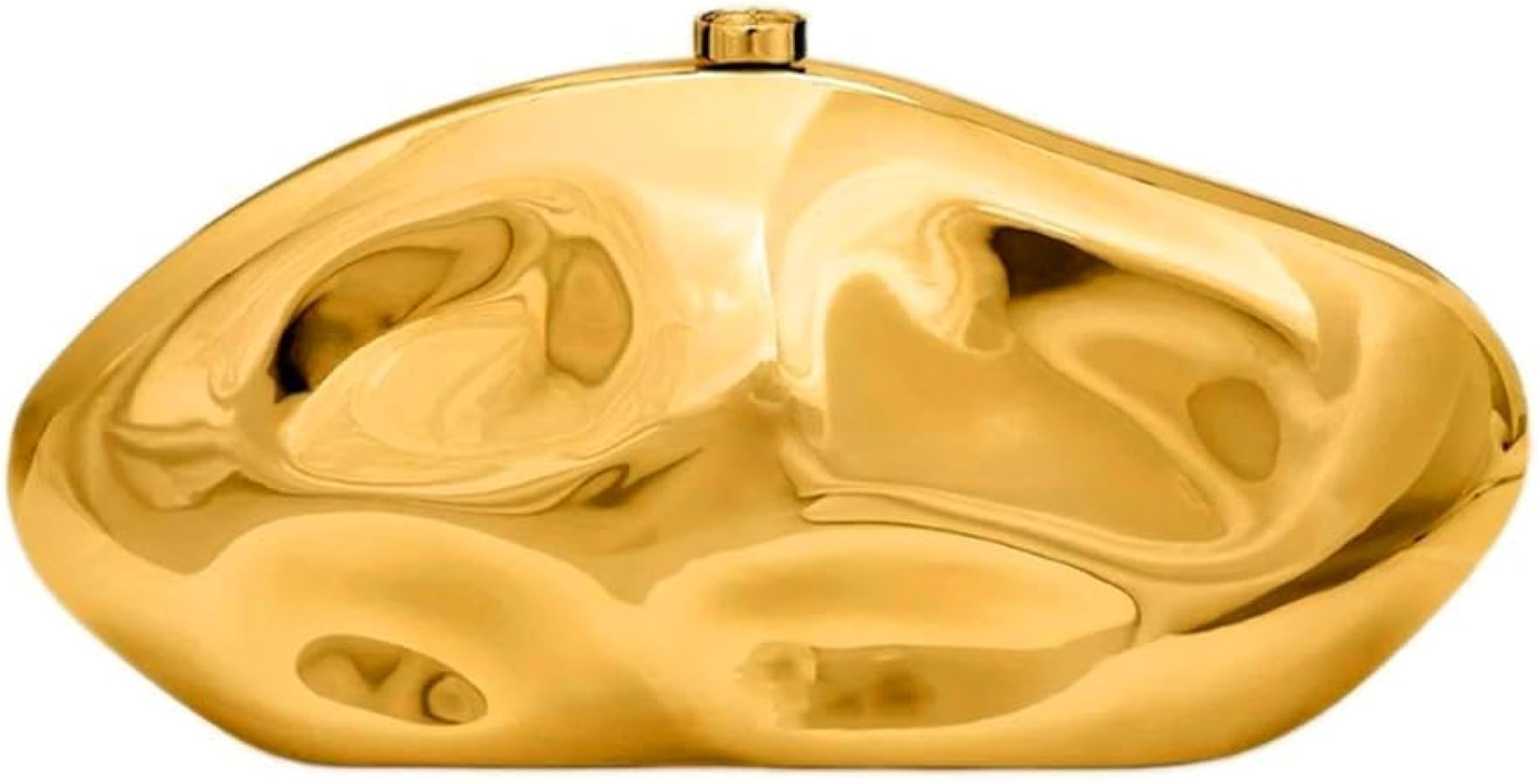 Acrylic Shell Clutch Purse for Women Metallic Evening Bag Large Designer Acrylic Handbag for Wedd... | Amazon (US)