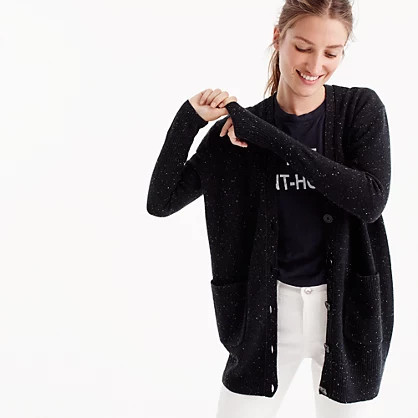 Long Donegal cardigan sweater | J.Crew US