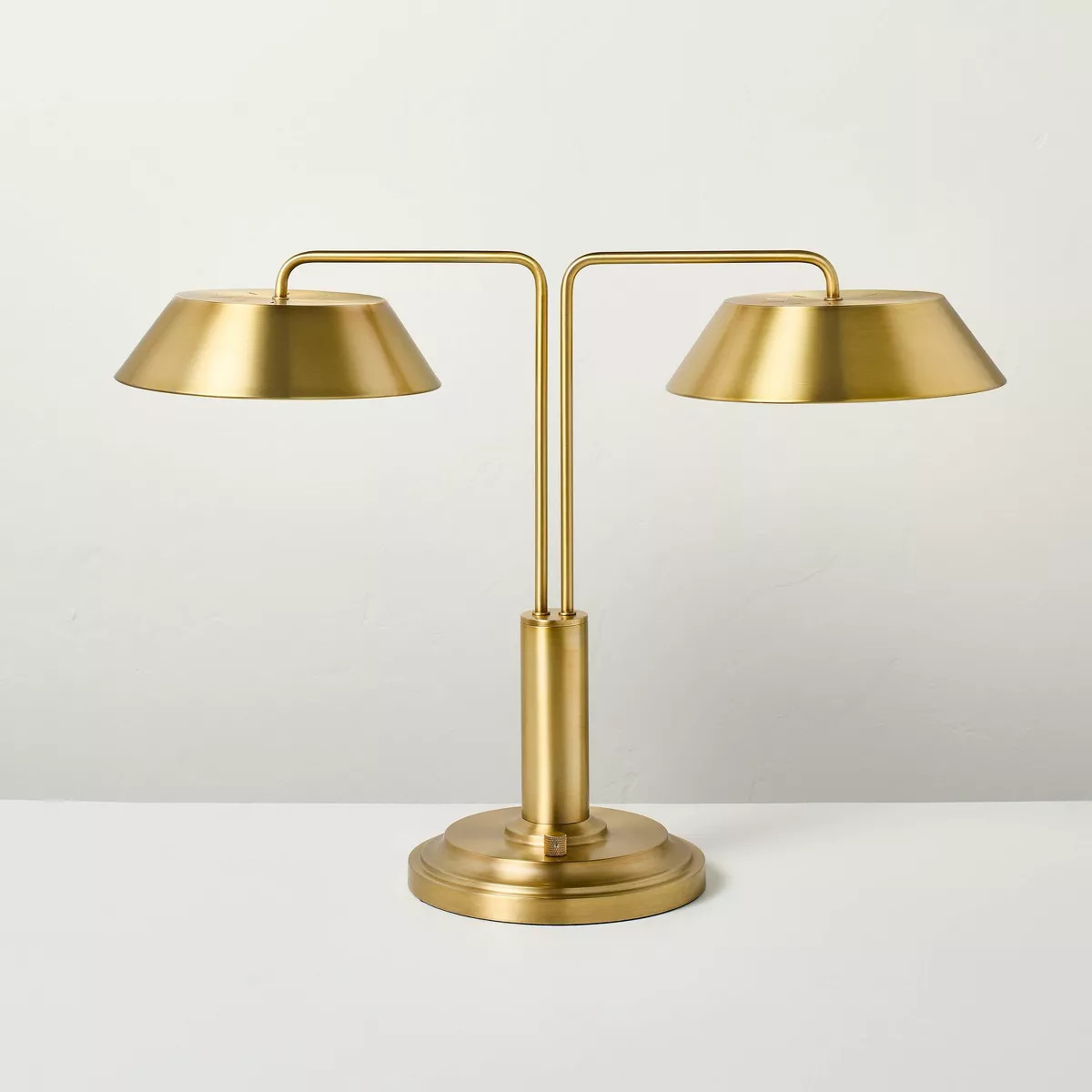 Brass Double-Shaded Table Lamp - Hearth & Hand with Magnolia | Target