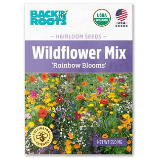 Organic Wildflower Mix Seed | The Home Depot