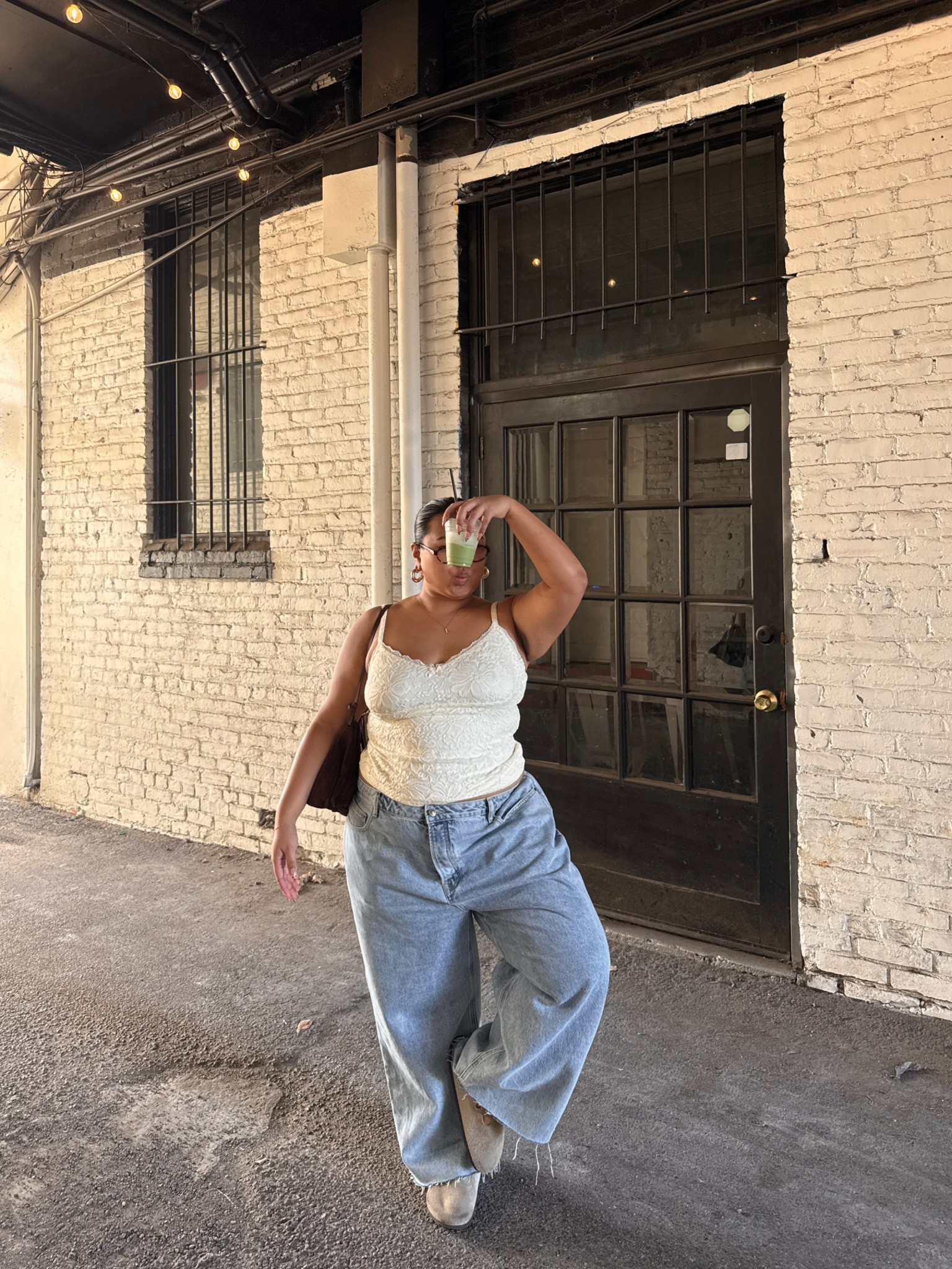 Plus size fall transition outfit inspo from princess Polly (use code 20LAUREN) sizes I’m wearing: top in a US 16 and pants in a US 18🤎

#LTKSeasonal #LTKPlusSize #LTKStyleTip