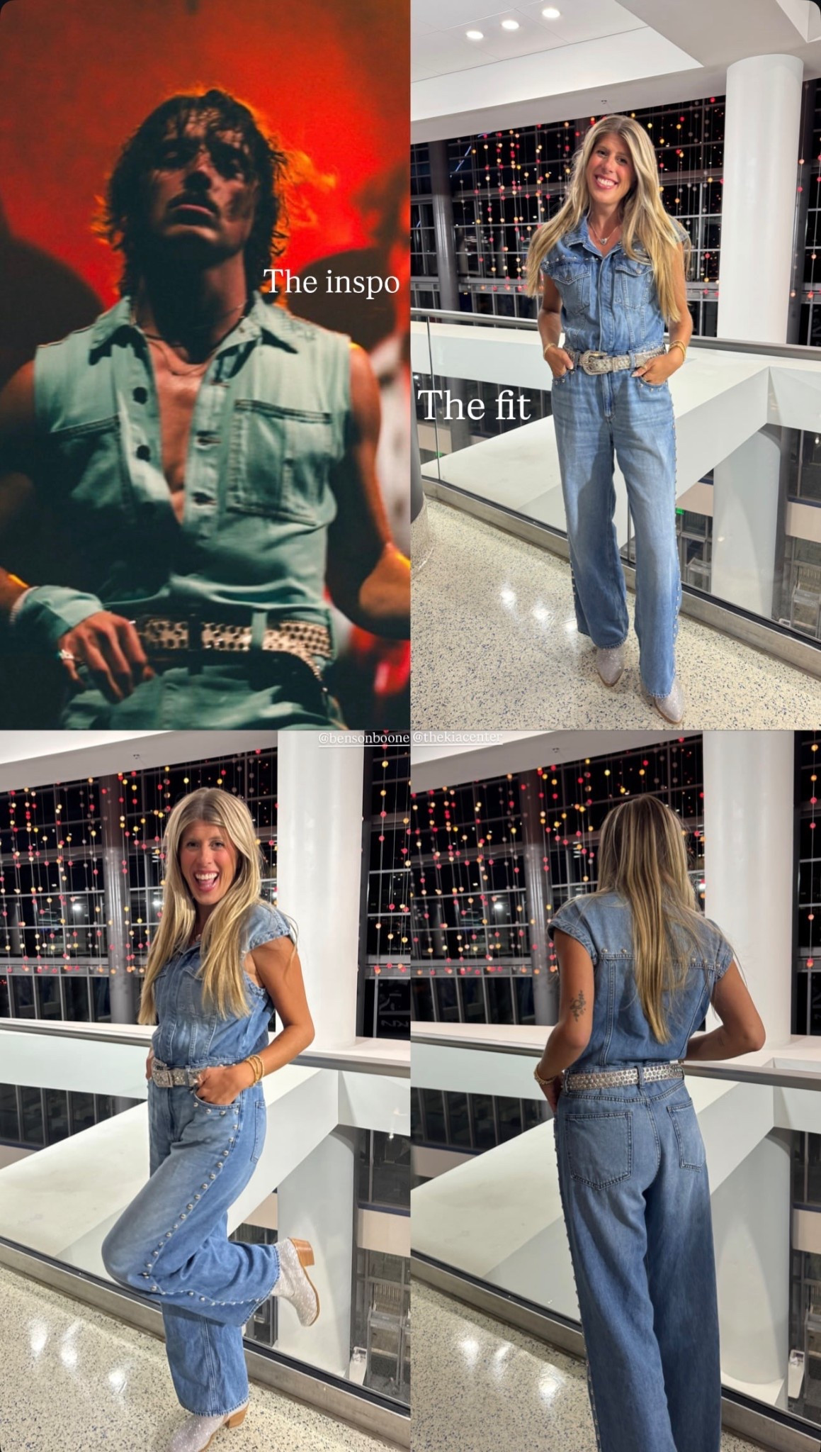Benson Boone Concert Outfit Inspo 🪩

Concert Outfit | Denim Jumpsuit | Denim on Denim

#LTKSeasonal #LTKParties #LTKStyleTip