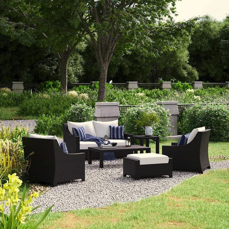 Northridge 5 - Person Outdoor Seating Group with Cushions | Wayfair North America
