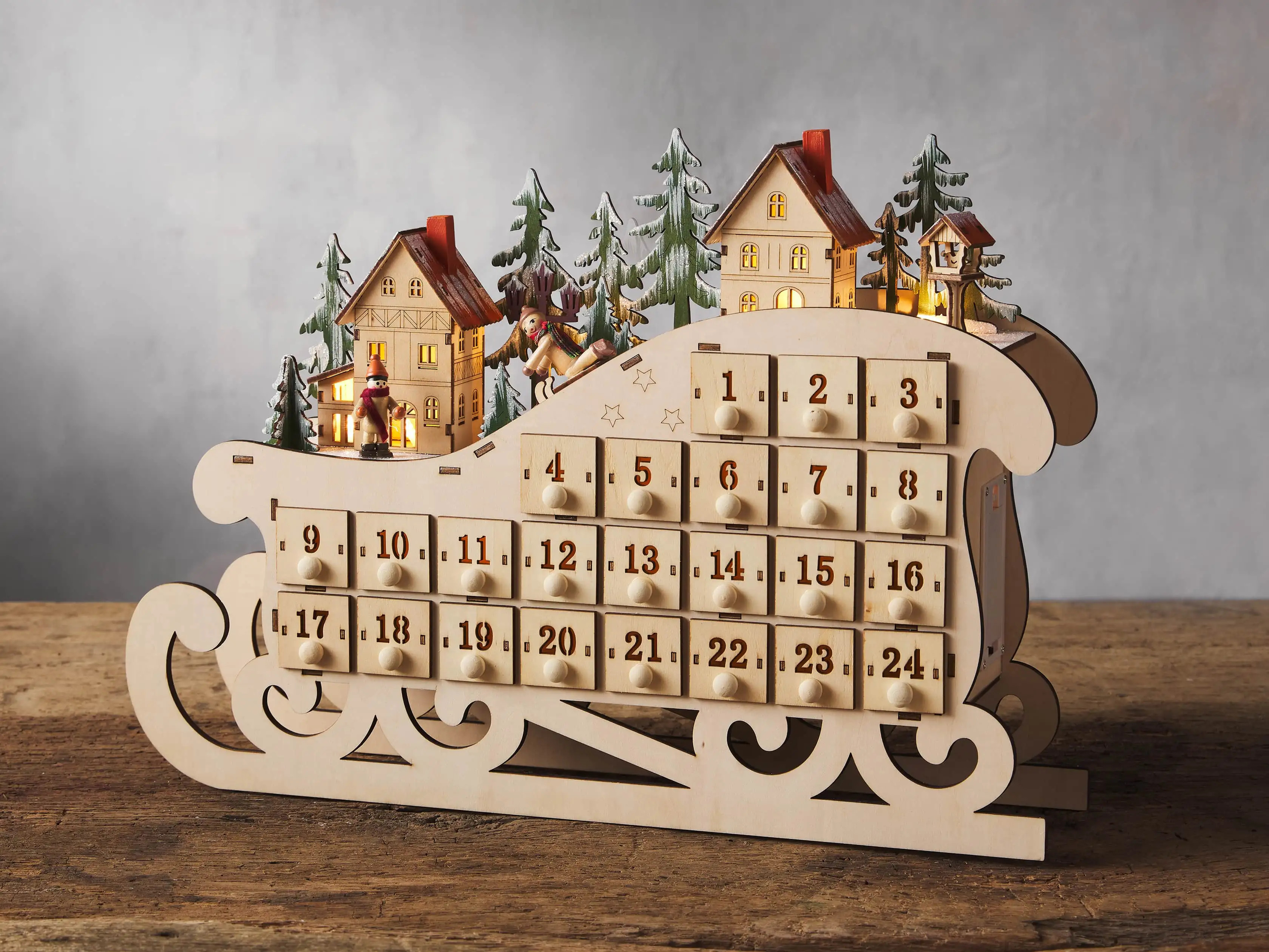 Sleigh Advent Calendar | Arhaus