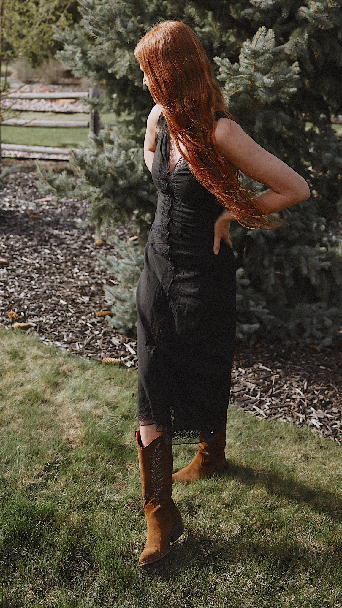 @Reformation little lacey black dress. Great for spring or a country concert outfit. 

#LTKootd #LTKWedding
