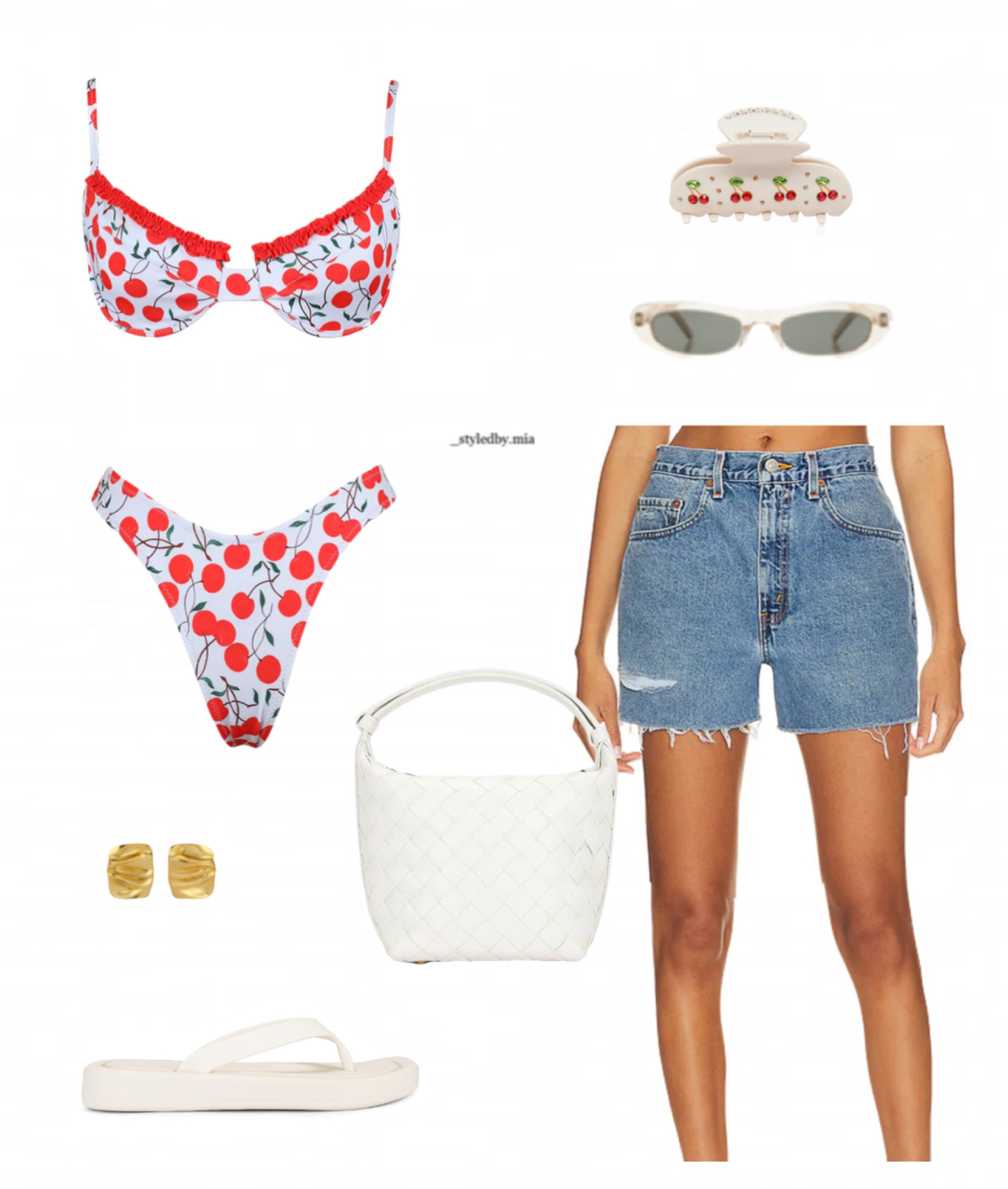 Shoes are Jeffrey Campbell 
Bikini is heavy manners 
Earrings are heaven mayhem 

#LTKSeasonal #LTKStyleTip #LTKU