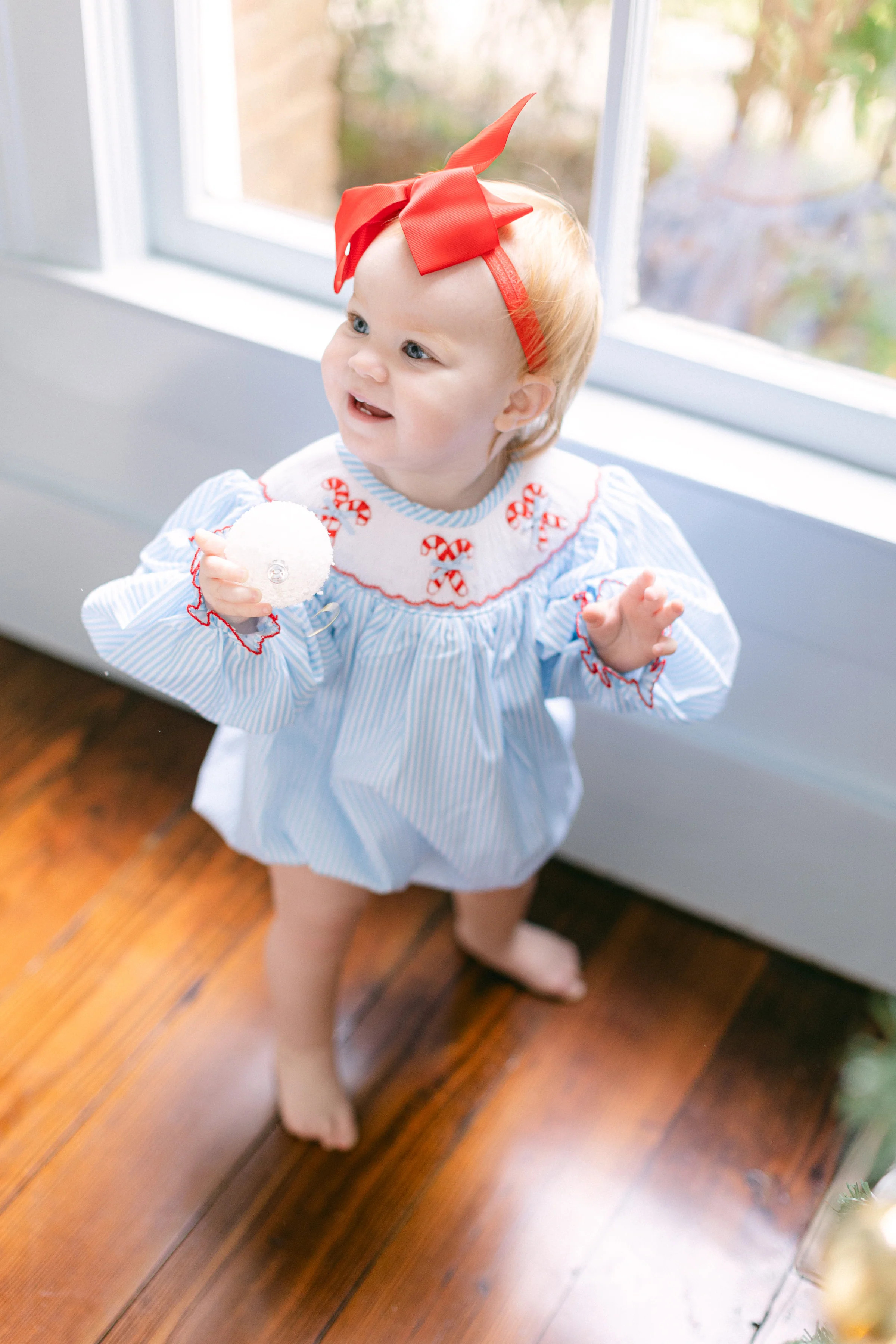 Blue Candy Cane Bubble | Poppy Kids Co