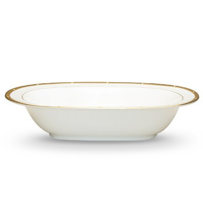 Noritake Rochelle Gold Oval Vegetable Serving Bowl | Target