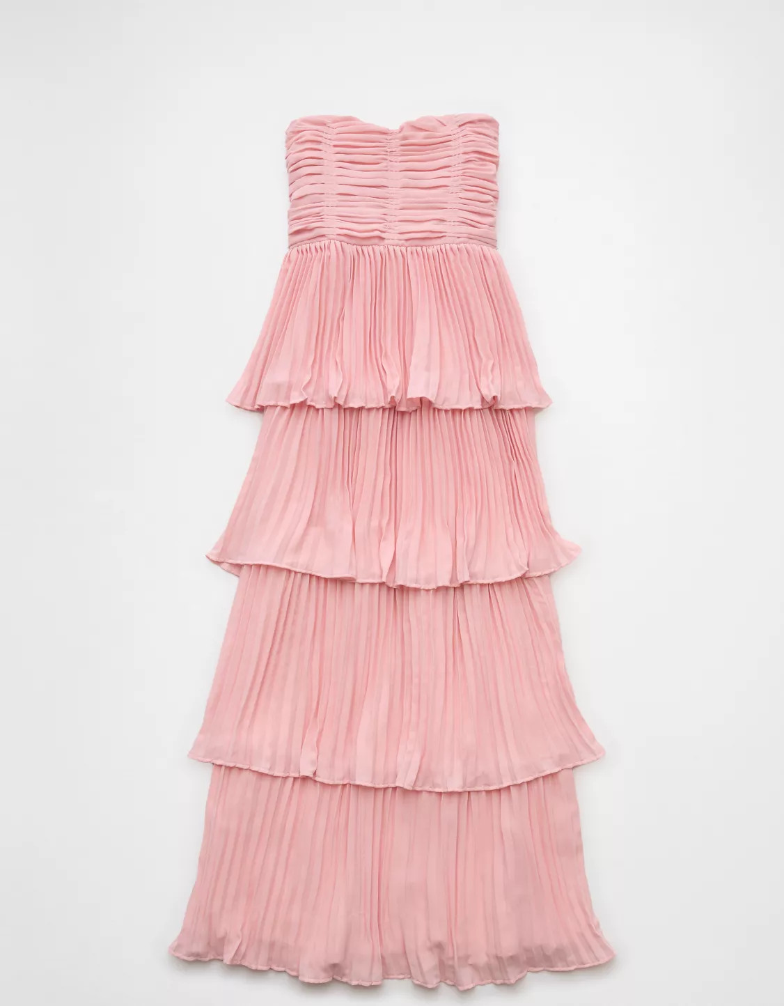 AE Tiered Pleated Maxi Dress | American Eagle Outfitters (US & CA)
