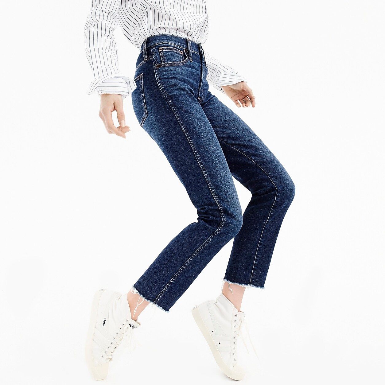 Vintage straight jean in Mayville wash with cut hem | J.Crew US