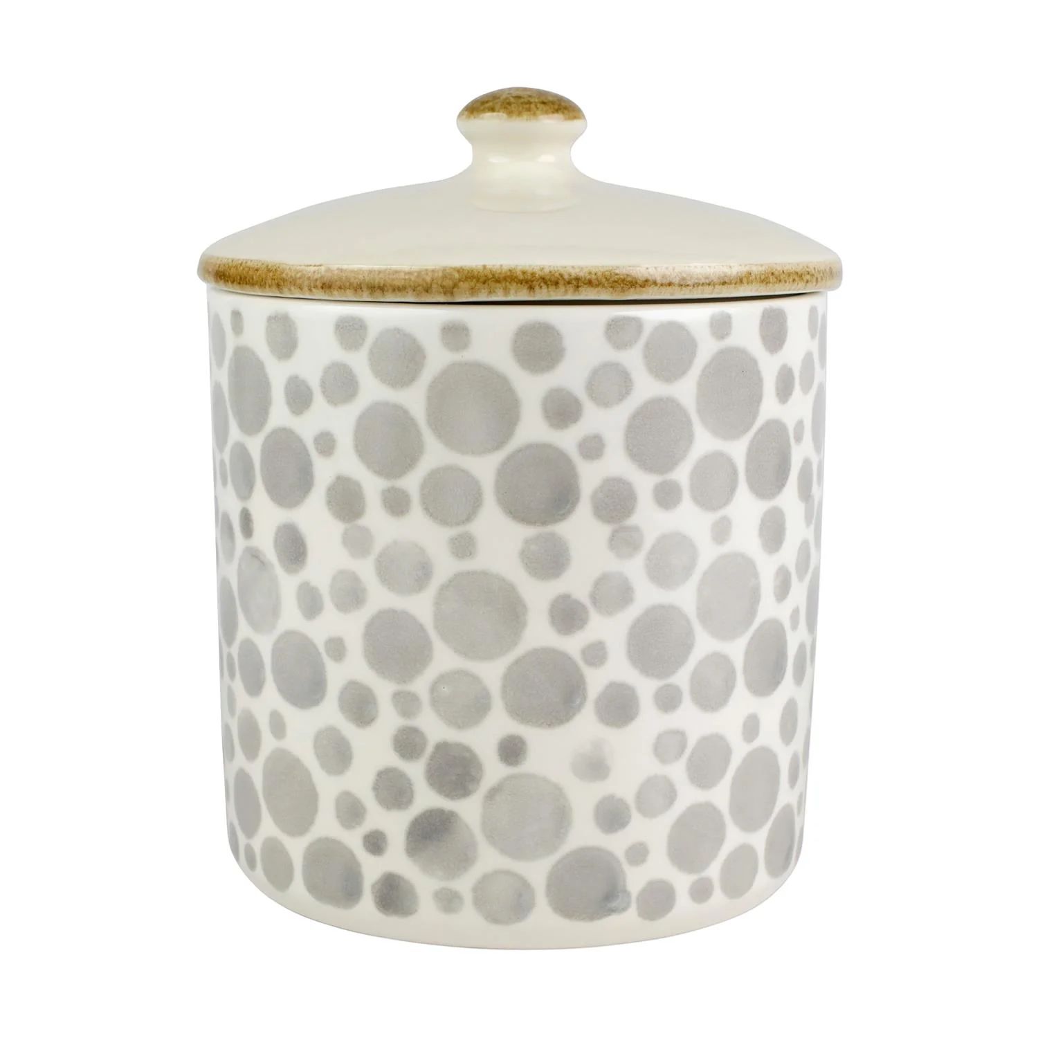 Viva by Vietri Earth Bubble Large Canister in Beige/Cream White 7.5 Lord & Taylor | Lord & Taylor