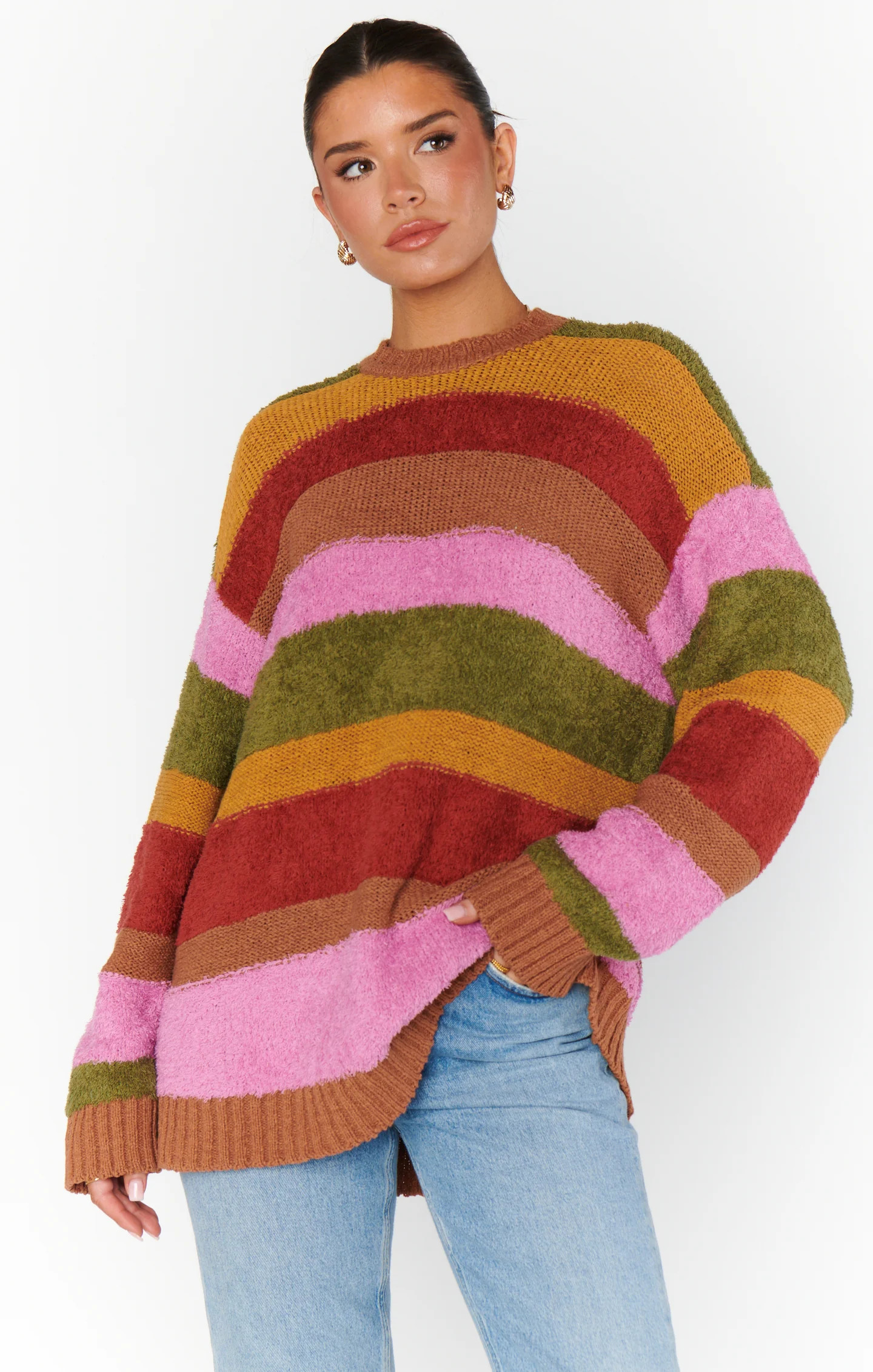 Chilly Sweater ~ Hutch Multi Stripe Knit | Show Me Your Mumu