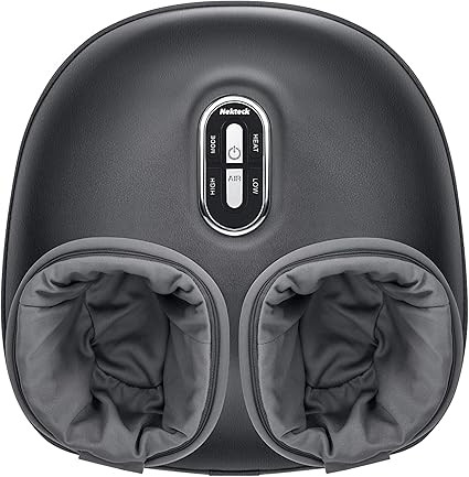 Nekteck Shiatsu Foot Massager Machine with Soothing Heat, Deep Kneading Therapy, Air Compression,... | Amazon (US)