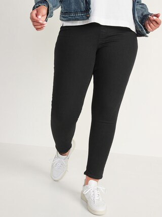 Extra High-Waisted Rockstar 360° Stretch Black Super Skinny Jeggings for Women | Old Navy (US)