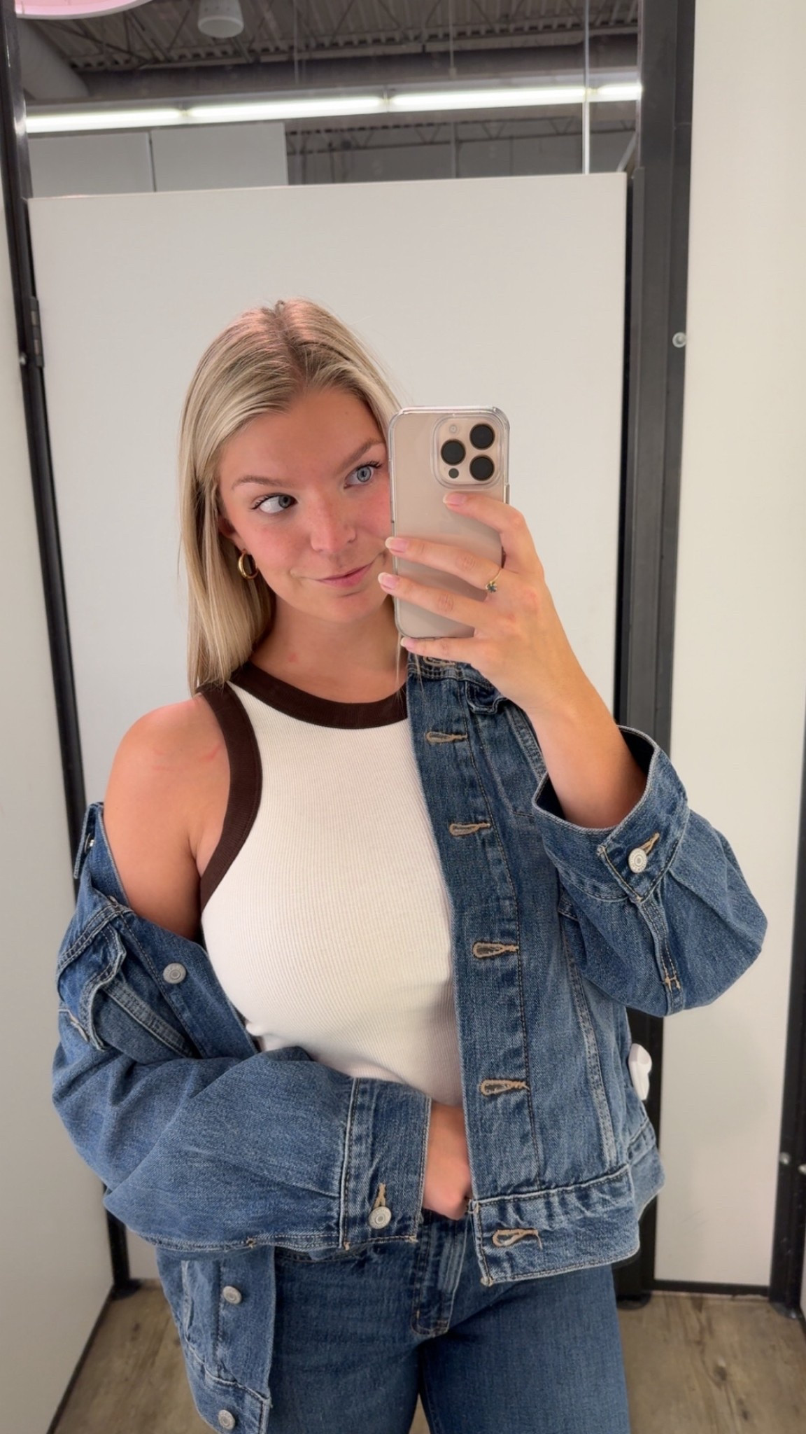Denim on denim in my FAVORITE tank.👖

#LTKFallSale #LTKStyleTip #LTKSeasonal