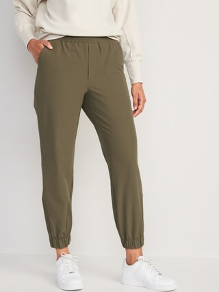 High-Waisted All-Seasons StretchTech Water-Repellent Jogger Pants for Women | Old Navy (US)