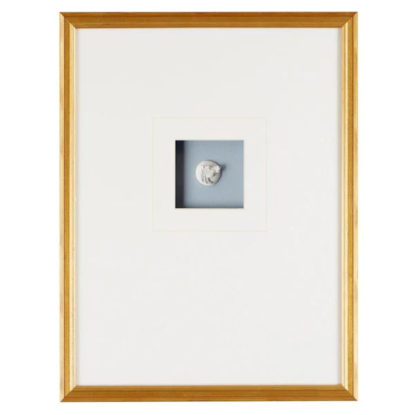 Single Intaglio Off Center Framed Art | Mintwood Home