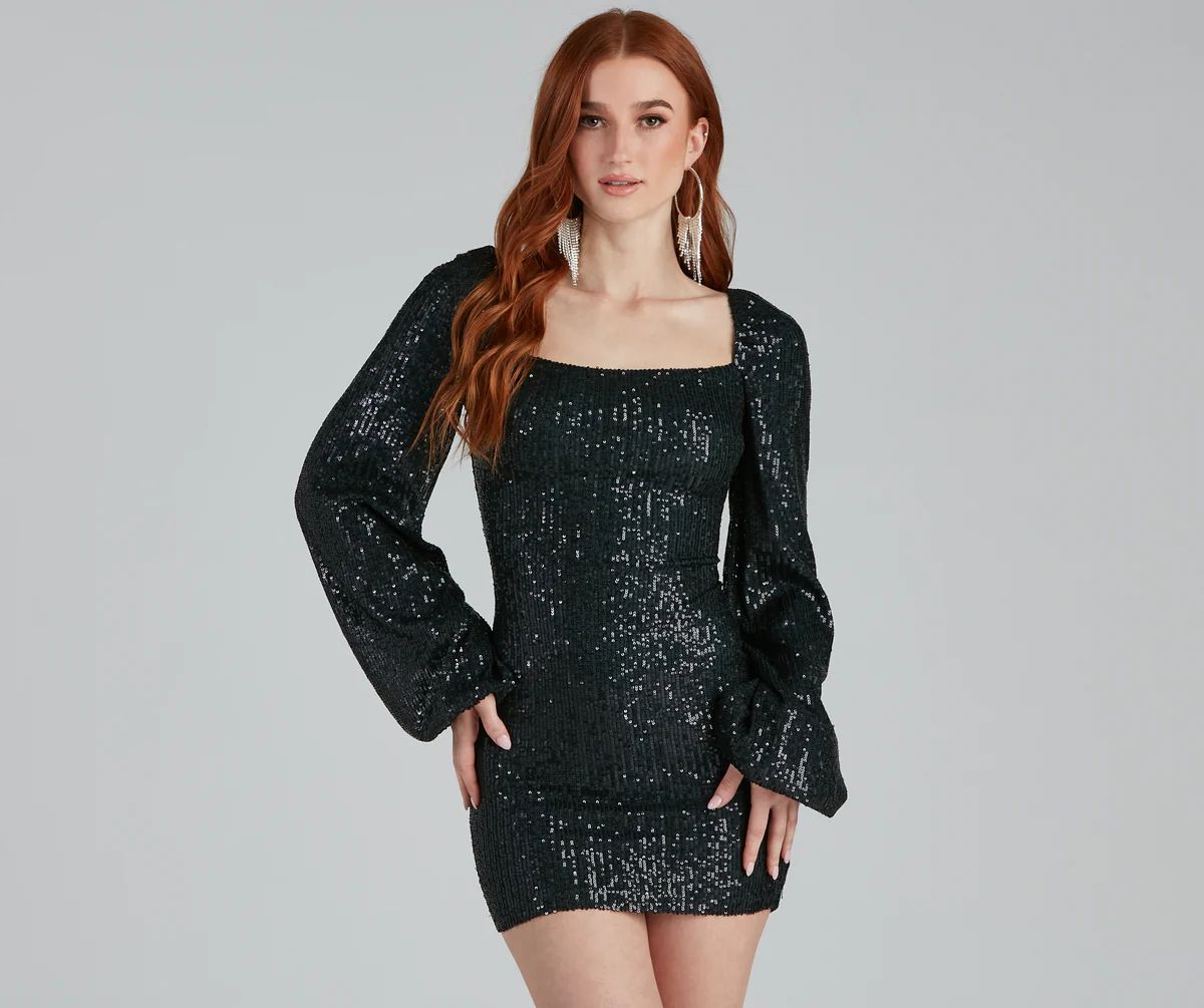 Sparkle Factor Sequin Mini Dress | Windsor Stores