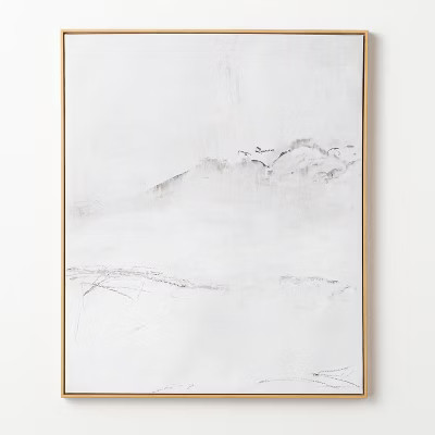 30"x 36" Nebulous Thin Light wood Frame Canvas - Threshold™ designed with Studio McGee | Target