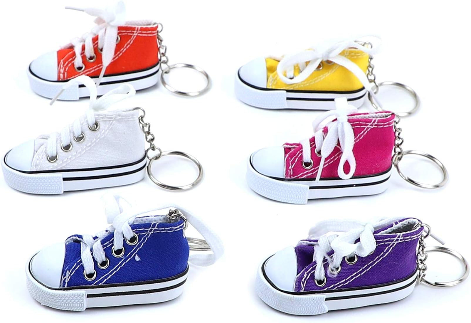 AUEAR, Mini Canvas Tennis Shoe Key Chain Sneaker Keychain | Amazon (US)