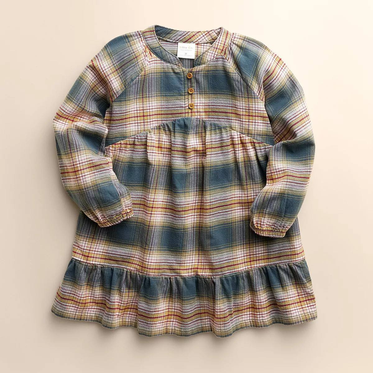 Baby & Toddler Girl Little Co. by Lauren Conrad Organic Plaid Dress | Kohl's