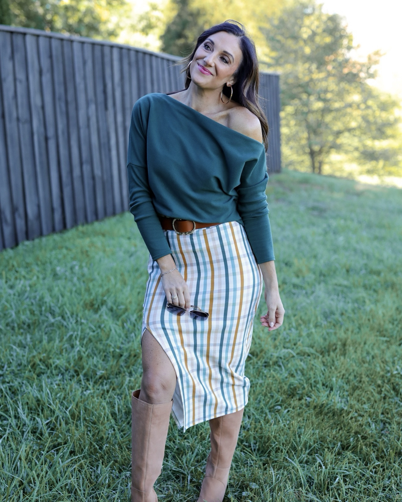 Outfit is handmade, but based off the inspiration outfit linked below! Boots are on sale for $99 and are true to size! 

#LTKSeasonal #LTKFallSale