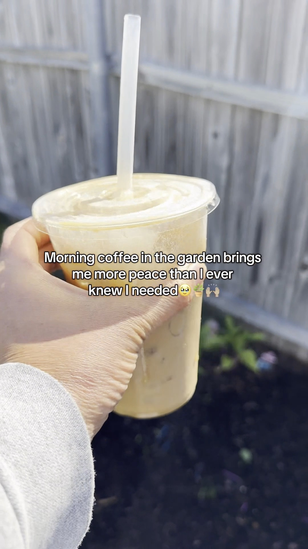 Catch me in my garden🪴☕️😍 The soil is currently $2 at Lowe’s, so get into itttt🙌🏽🪴 

I have the links for the homemade  caramel syrup and sauce in my IG highlights, so check it out!💗#simplymadisynn #garden #gardening 

#LTKHome #LTKSaleAlert #LTKFindsUnder50