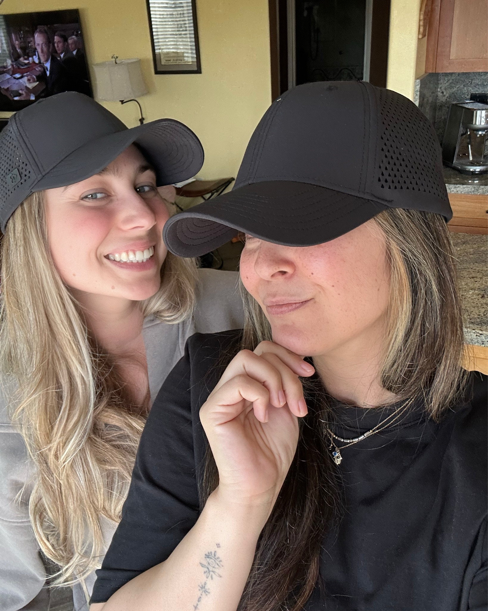 the perfect black hat 🖤 love this simple well made (sweat resistant) hat. Chic look + ponytail access. **runs small** (velcrow adjustable but s/m fit 

#LTKFitness #LTKStyleTip #LTKFindsUnder50