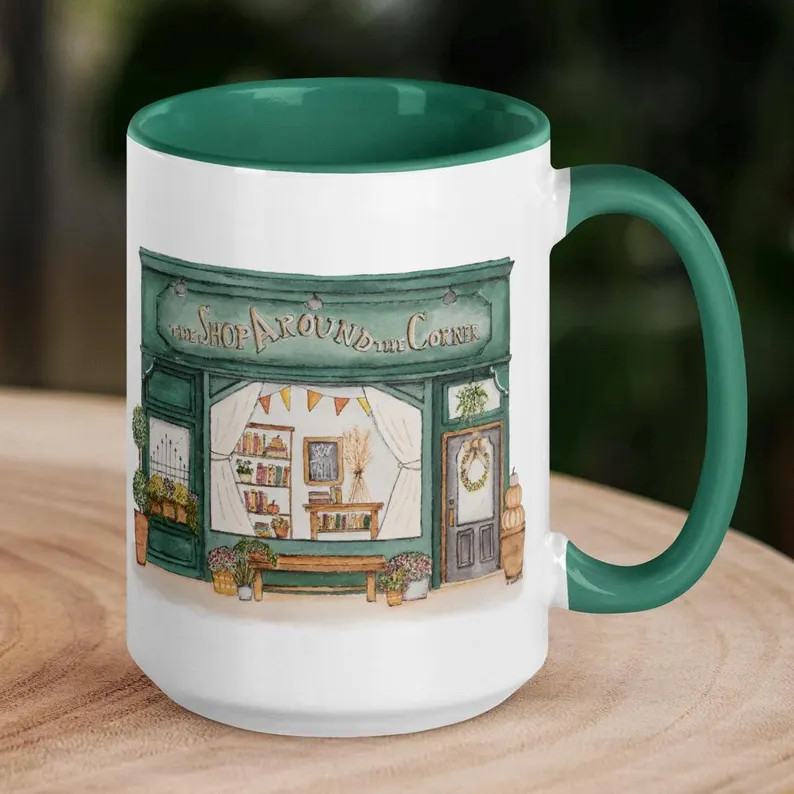 Fall You\u2019ve Got Mail Mug | The Shop Around the Corner Movie Inspired Coffee Cup | Watercolor... | Etsy (Global)
