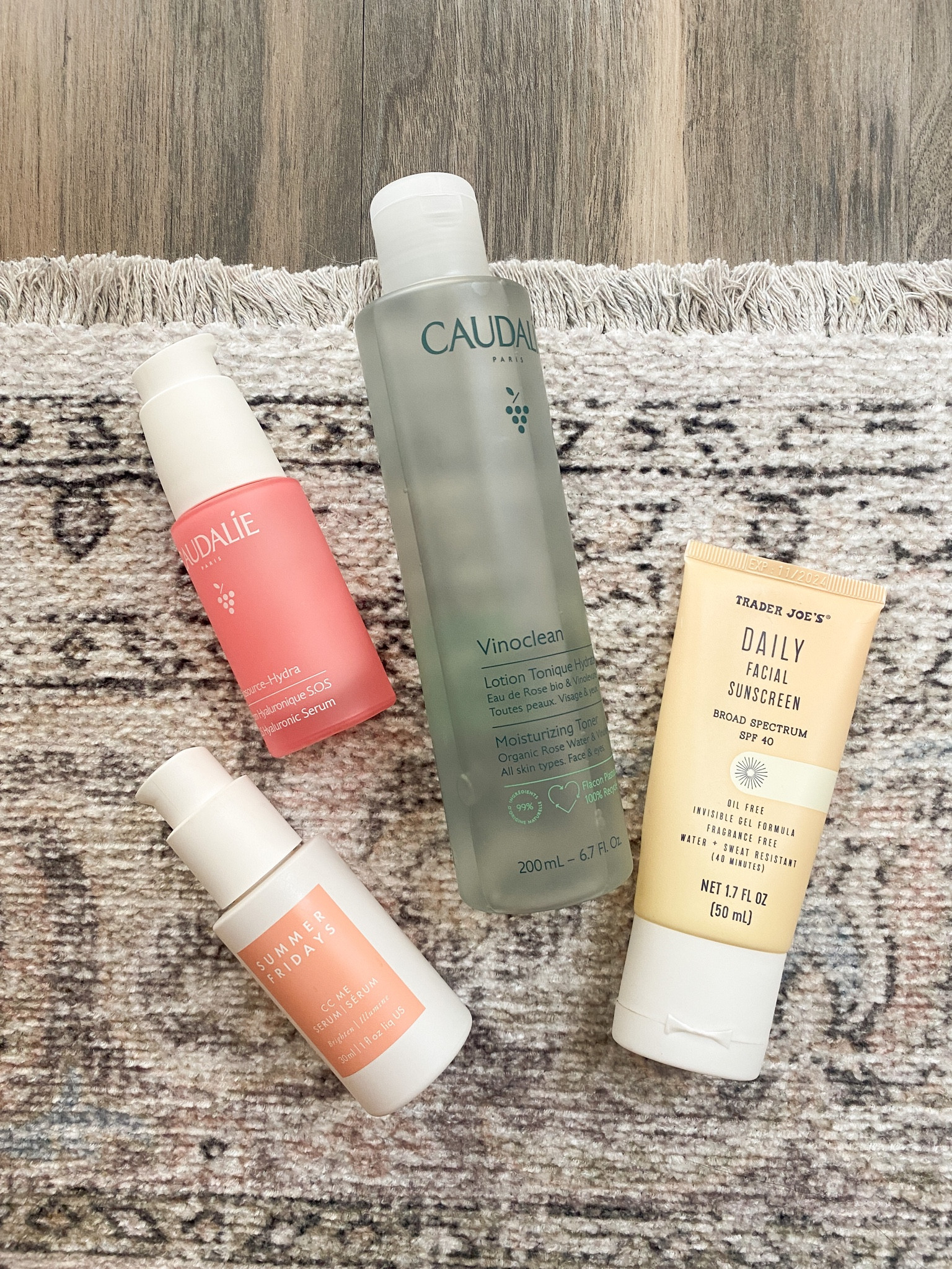 Clean skin care routine caudelie toner hyaluronic serum summer Fridays cc serum sunscreen 

#LTKunder50 #LTKFind #LTKbeauty