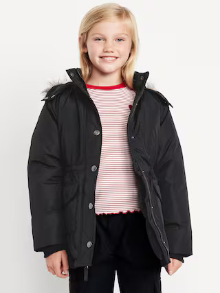 Water-Resistant Parka Jacket for Girls | Old Navy (US)