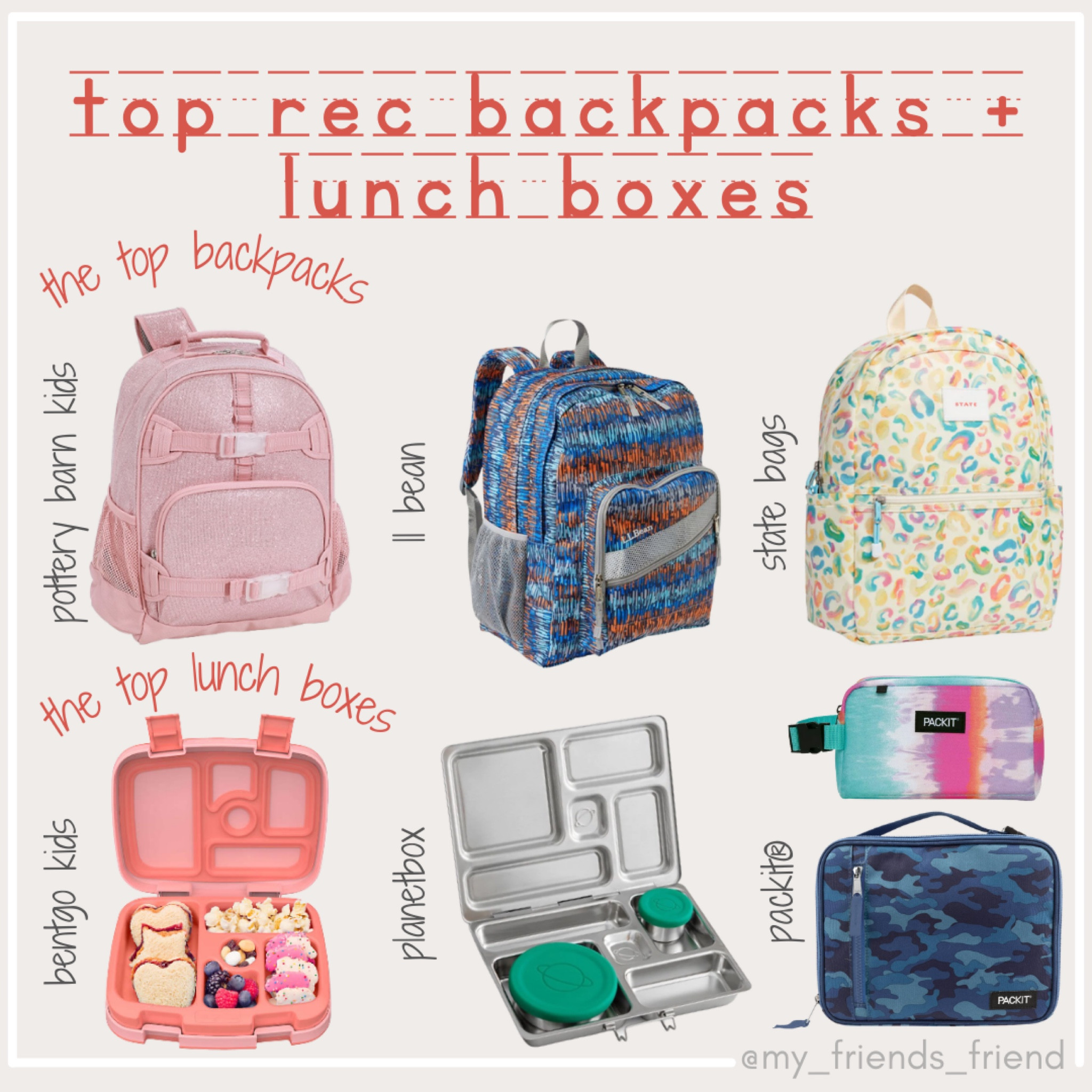 the most recommended backpacks + lunchboxes -  all from our follower friends to yours 👯‍♀️ 🍎📚

#LTKfamily #LTKBacktoSchool #LTKkids