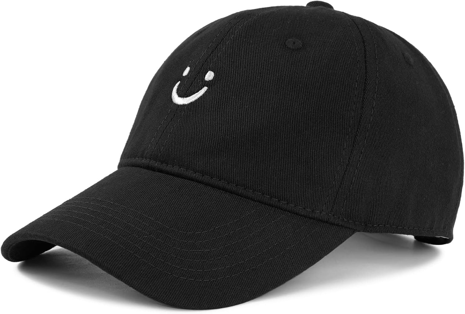 Komorebi Smiley Face Baseball Cap Unisex Smile Baseball Hat for Women Adjustable Dad Hats Sun Pro... | Amazon (US)