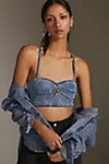 Strapless Denim Bustier | Anthropologie (US)