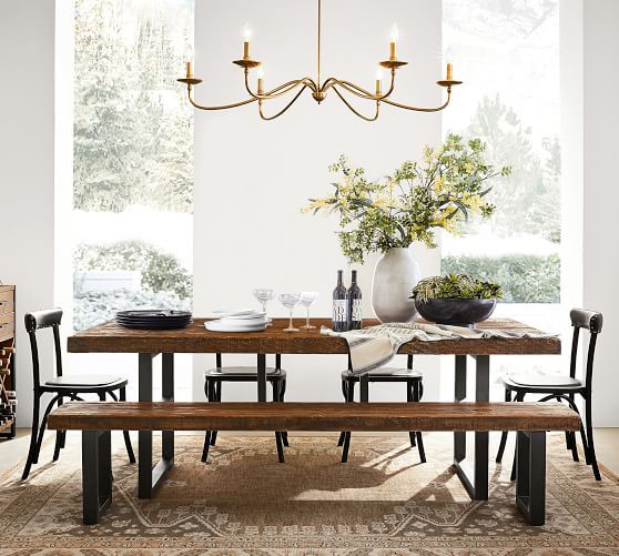 Griffin Reclaimed Wood Dining Table | Pottery Barn (US)