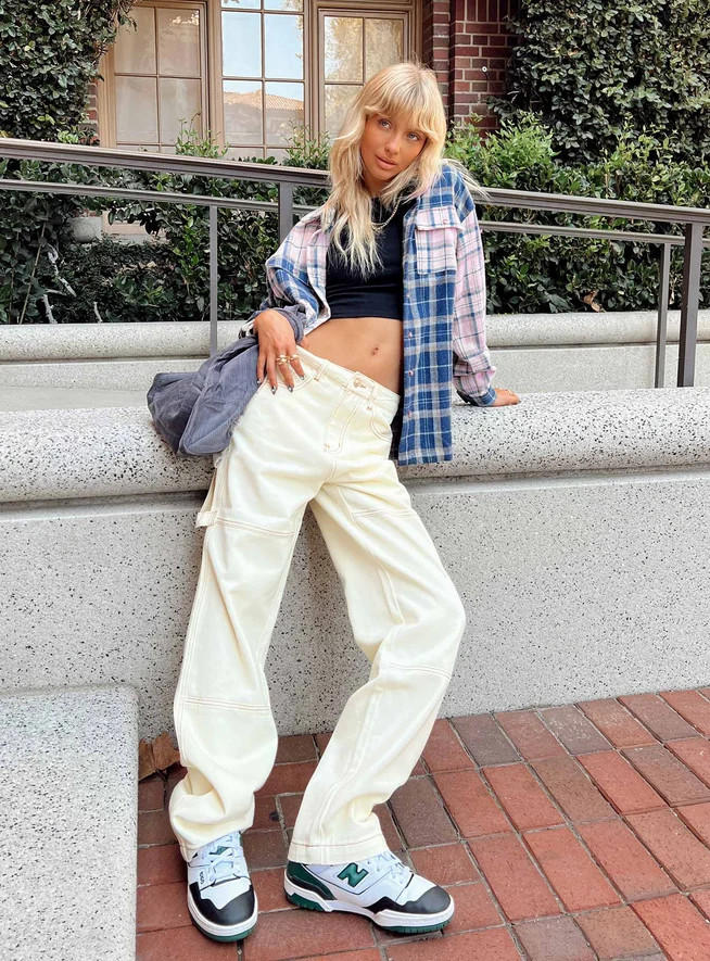 Copeland Jeans White | Princess Polly US