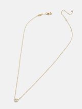 Yolanda 18K Gold Necklace - Clear/Gold | BaubleBar (US)