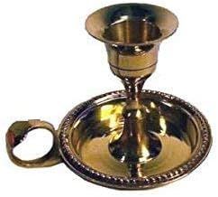 New Age Brass Chamberstick Tapered Candle Holder | Amazon (US)