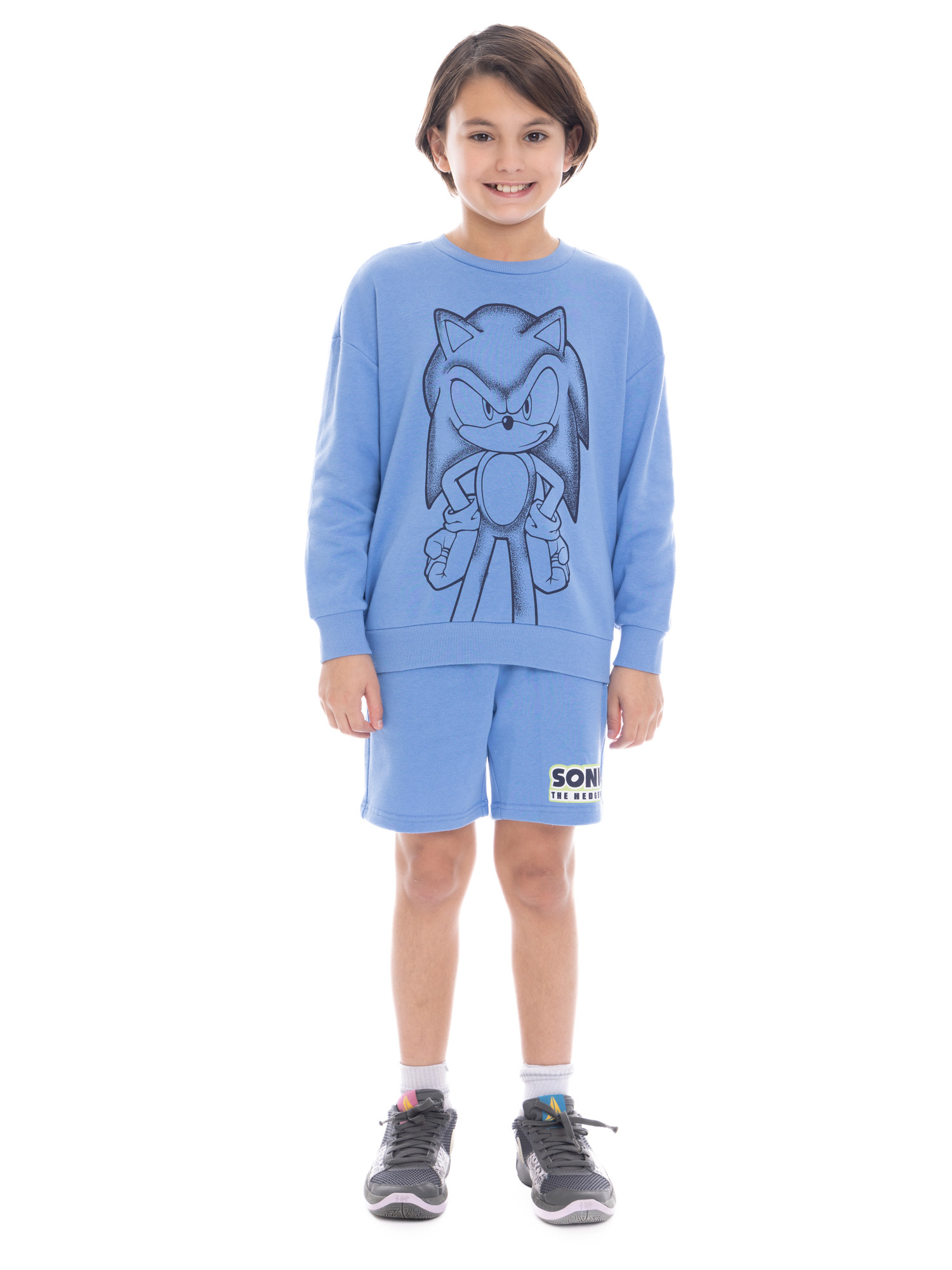 Sonic the Hedgehog Boys' Graphic Tee and Shorts Set, 2-Piece, Sizes 4-10 | Walmart (US)