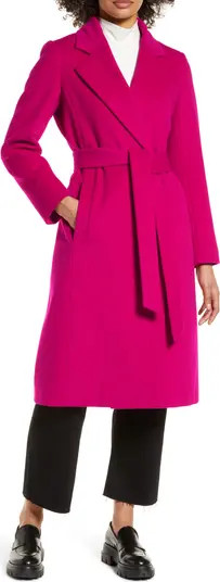 Belted Wool Blend Coat | Nordstrom