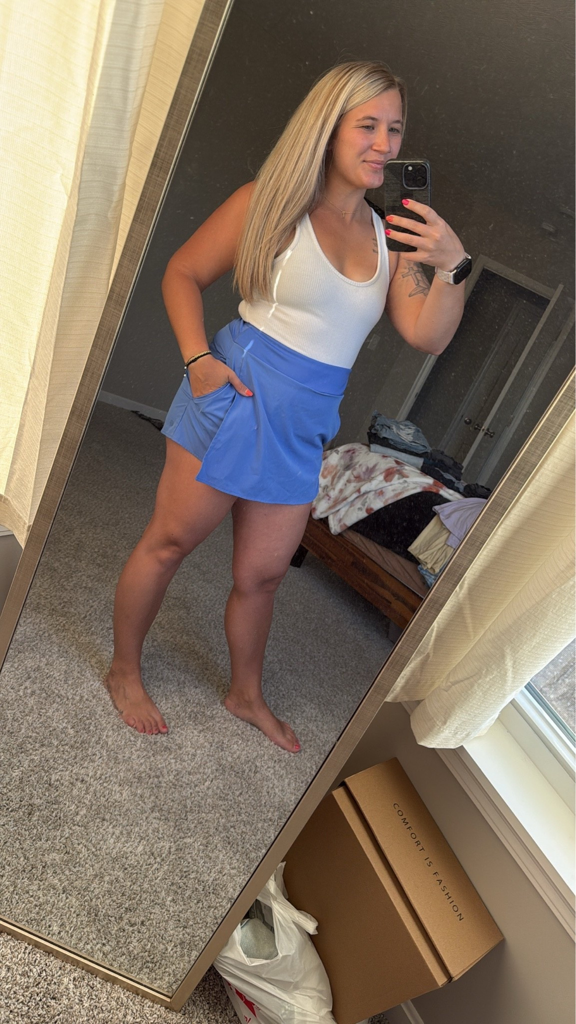 Yay for tanks + skorts!

#LTKgrwm #LTKootd #LTKmomlife