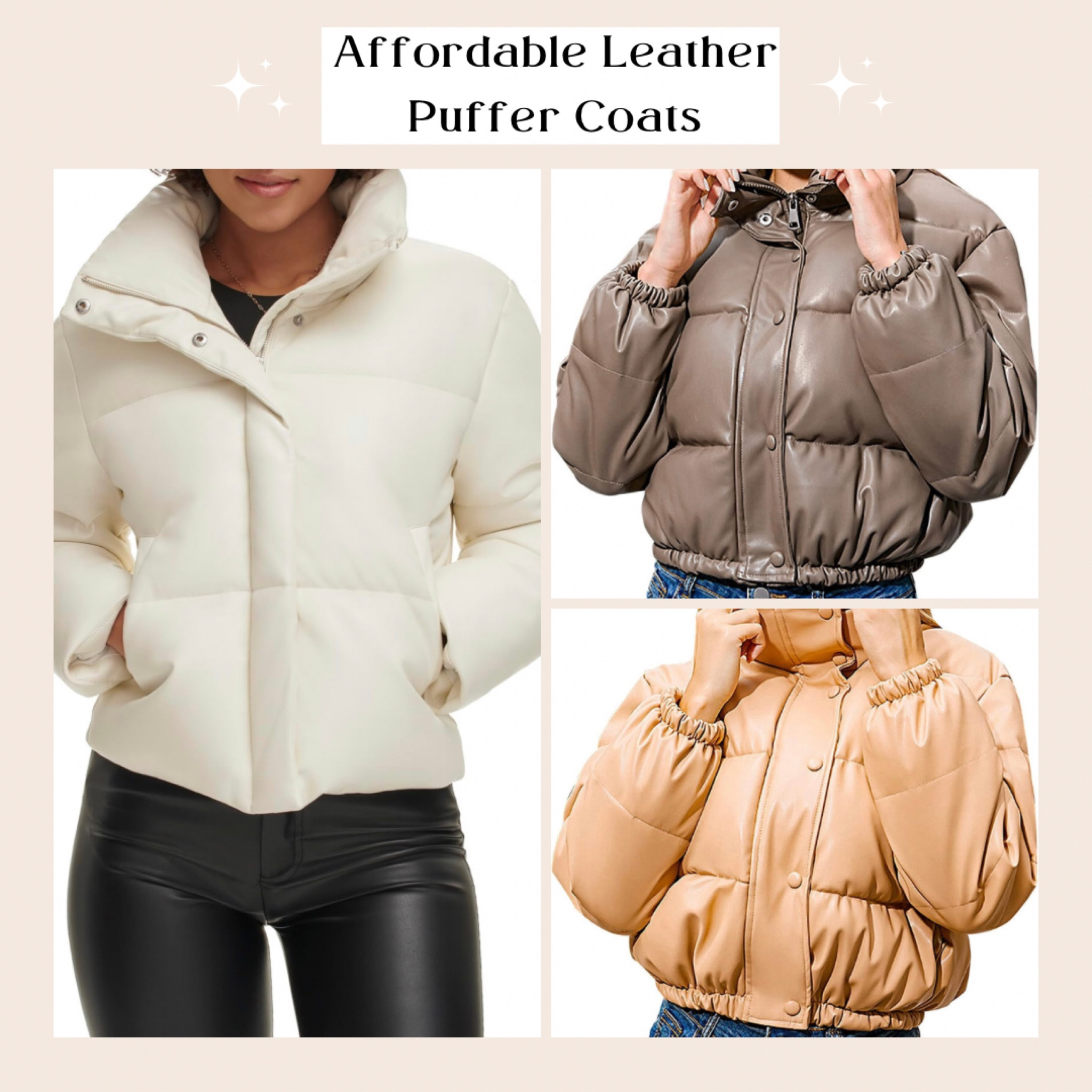 Affordable leather puffer coats 
Amazon puffer
Amazon puffer coat
Puffer coat outfit
Leather puffer coat
Amazon leather puffer coat 
Leather puffer coat outfit 

#LTKSeasonal #LTKfindsunder100 #LTKstyletip