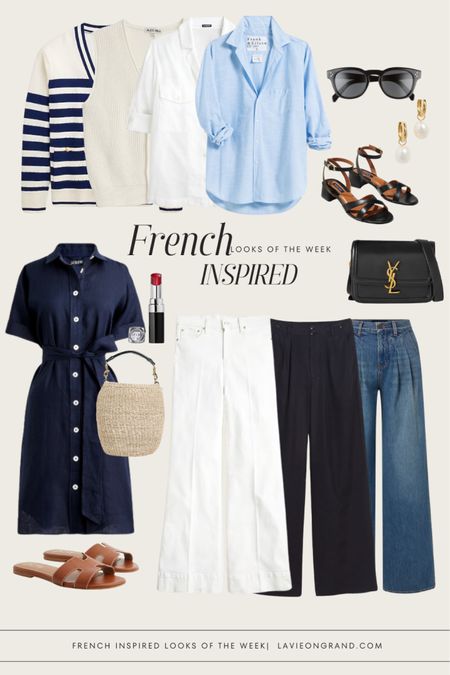 French Inspired Looks 
Weekly Outfit Ideas 
Summer Outfit 

#LTKStyleTip #LTKOver40 #LTKSeasonal